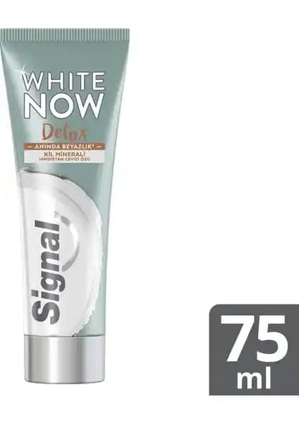 Signal White Now Detox Hindistan Cevizi Özlü Diş Macunu ile Beyazlık ve Ağız Sağlığı İyileştirme