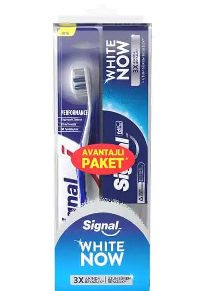 Signal White Now Diş Macunu ve Fırçası ile Parlak ve Sağlıklı Gülümsemeler İçin Günlük Bakım