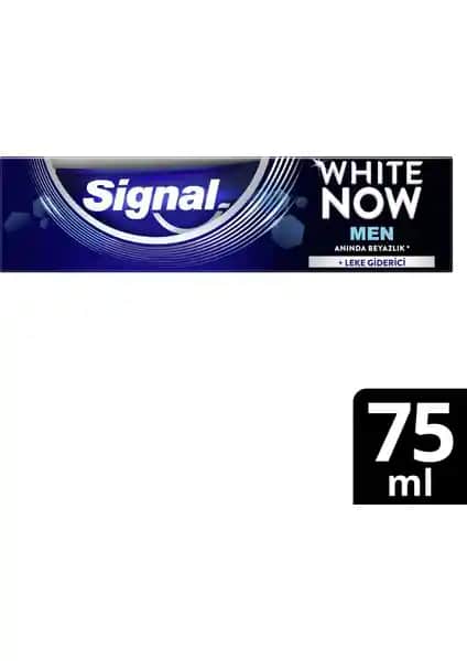 Signal White Now Men Diş Macunu: Günlük Kullanım İçin Hızlı Beyazlatıcı ve Ferahlatıcı Çözüm