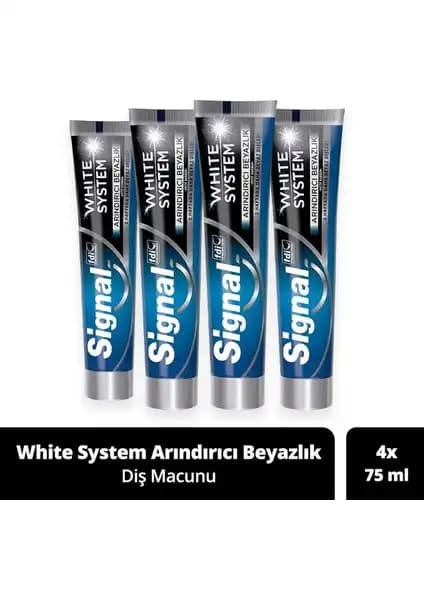 Signal White System Diş Macunu Beyazlatıcı ve Arındırıcı Özellikleriyle Öne Çıkıyor