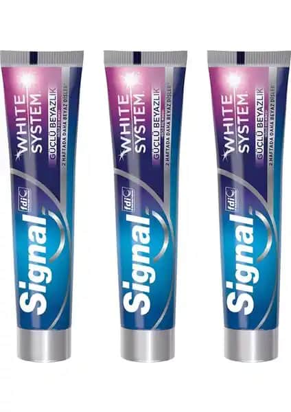 Signal White System Güçlü Beyazlık Diş Macunu ile Sağlıklı ve Parlak Gülüşler İçin Uygun Çözüm