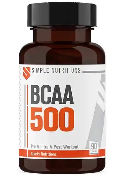 Simple Nutritions BCAA 500 Mg Sporcular ve Aktif Bireyler İçin Güçlü Kas Geliştirme Takviyesi