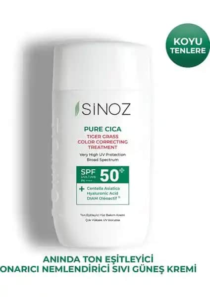 Sinoz Pure Cica Anında Ton Eşitleyici ve Onarıcı Yüz Bakım Kremi Özellikleri ve Faydaları
