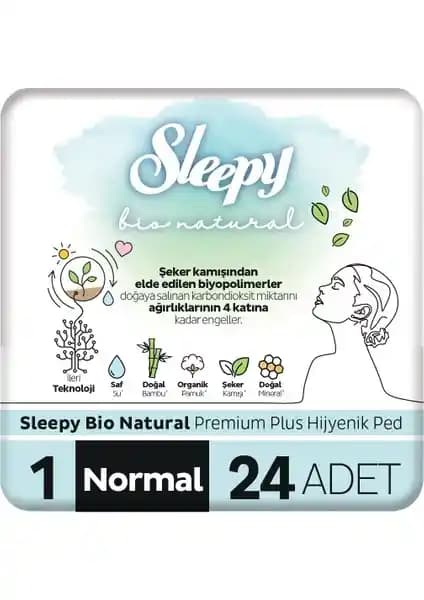 Sleepy Bio Natural Plus Hijyenik Ped: Günlük Kullanım İçin Doğal ve Güvenilir Çözüm