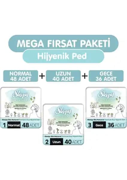 Sleepy Bio Natural Plus Hijyenik Ped: Günlük Kullanım İçin Güvenilir ve Konforlu Çözüm