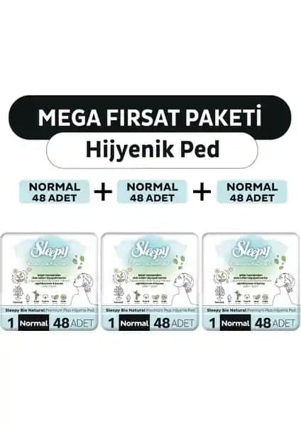 Sleepy Bio Natural Premium Plus Hijyenik Pedler ile Günlük Konfor ve Güvenlik Sağlayın