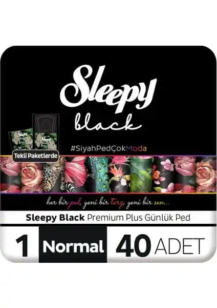 Sleepy Black Premium Plus Günlük Ped: Gizlilik ve Konfor Sağlayan Yüksek Kalite Günlük Ped