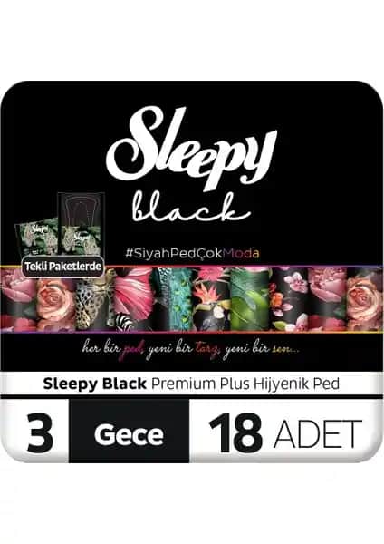 Sleepy Black Premium Plus Hijyenik Ped Gece: Güvenli ve Konforlu Kullanım İçin Önerilen Ürün