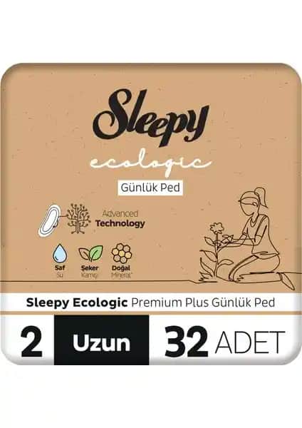 Sleepy Ecologic Premium Plus Günlük Ped Uzun: Türkiye Menşeli Konfor ve Güvenlik