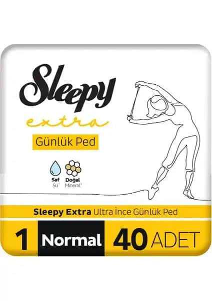 Sleepy Extra Ultra İnce Günlük Ped: Günlük Hijyen ve Konfor İçin Güvenilir Tercih
