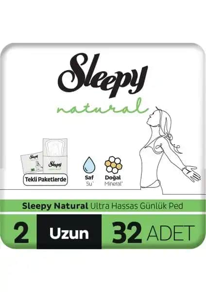Sleepy Natural Ultra Hassas Günlük Pedler: Yüksek Emicilik ve Hassas Cilt Dostu Tasarım