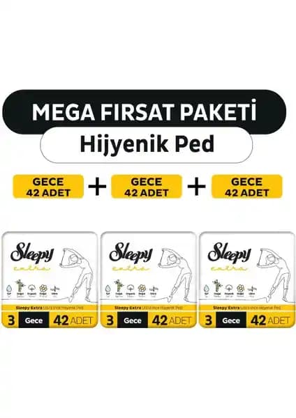 Sleepy Ultra İnce Hijyenik Ped Günlük Kullanım İçin Güvenli ve Konforlu Çözüm