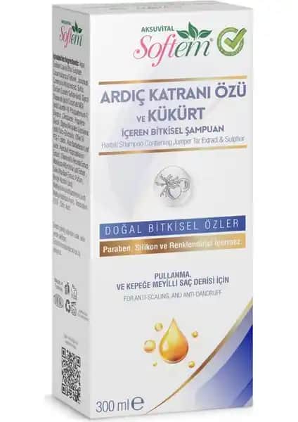 Softem Ardıç Katranı ve Kükürt Bitkisel Şampuan Doğal Saç Sağlığı İçin Güçlü Bir Alternatif