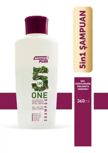 Softto Plus 5 In 1 Şampuan ile Saç Sağlığınızı Güçlendirin ve Dökülmeyi Azaltın