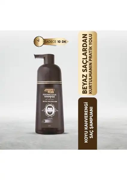 Softto Plus Beyaz Saçlar İçin Kahverengi Şampuan ile Doğal ve Pratik Saç Rengi Güncelleme