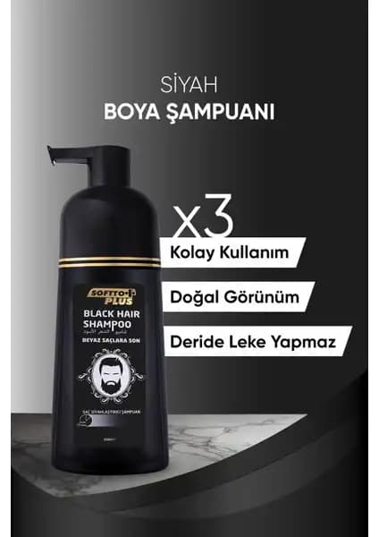 Softto Plus Black Hair ile Doğal ve Kalıcı Siyah Saç Rengini Evinizde Yaratın