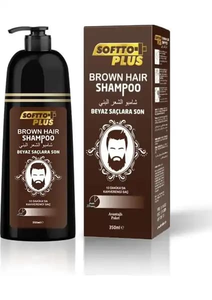 Softto Plus Koyu Kestane Şampuanı Beyaz Saçlar İçin Hızlı ve Doğal Çözüm