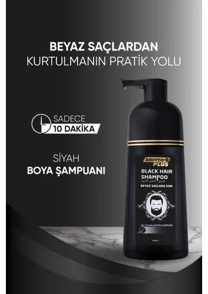 Softto Plus Siyahlaştırıcı Şampuan: Hızlı ve Güvenli Doğal Siyah Saç Rengi Sağlayan Ürün