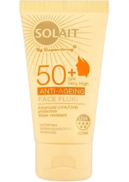 Solait Anti Age SPF 50 Güneş Kremi Hassas ve Yaşlanma Karşıtı Koruma Sağlar