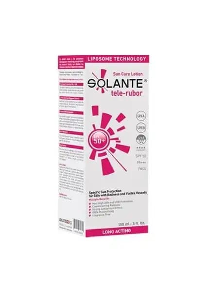 Solante Tele-Rubor SPF 50+ Hassas Ciltler İçin Yüksek Koruma Güneş Kremi Ürün Özellikleri
