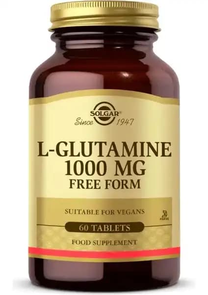 Solgar L-Glutamin 1000 Mg 60 Tablet Sağlık ve Performans Destekleyici Takviye Ürünü