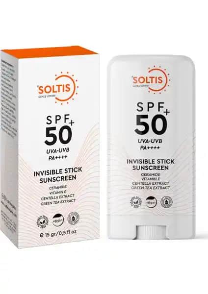 Soltis Şeffaf Stick Güneş Koruyucu SPF50+ PA++++ - Geniş Spektrumlu Güçlü Koruma