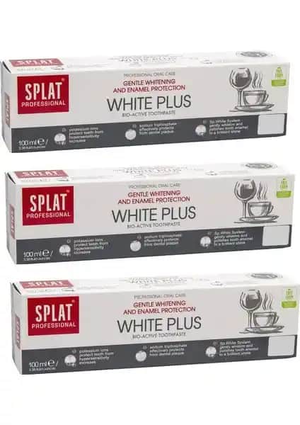 SPLAT Professional White Plus 100 ml Diş Macunu ile Sağlıklı ve Beyaz Gülüşler