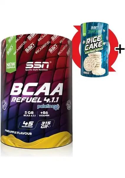 SSN Bcaa Refuel Ananas Aroması 315g Sporcular ve Aktif Bireyler İçin Enerji ve Kas Onarımı Destekçisi