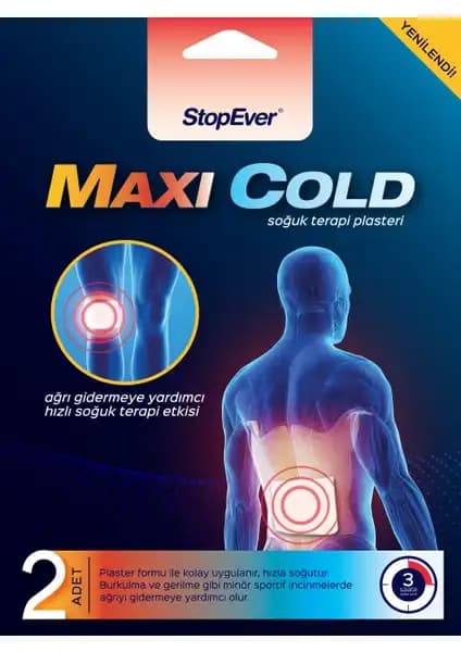 StopEver Maxi Cold Soğuk Terapi Plasteri ile Kas ve Eklem Ağrılarını Hızla Hafifletin