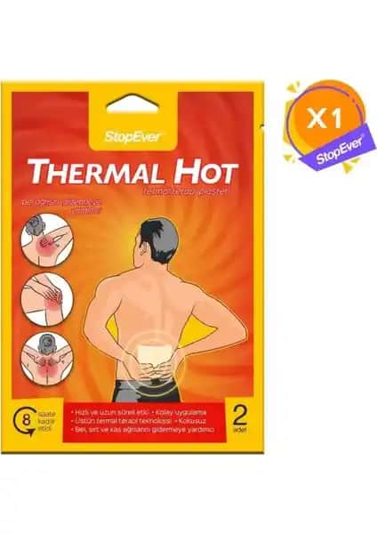 StopEver Termal Sıcak Terapi Plasteri Kas ve Eklem Rahatsızlıklarını Doğal Yolla Hafifletir