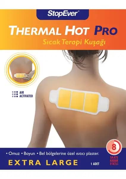 StopEver Thermal Hot Pro Sıcak Terapi Kuşağı Boyun ve Bel Ağrılarını Hafifletir