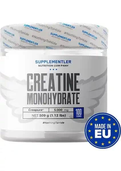 Supplementler.com Creapure Creatine 509 Gr: Yüksek Kaliteli Kreatin Takviyesi