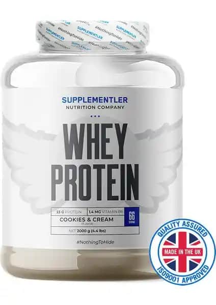 Supplementler.com Whey Protein Kurabiye Aroması: Yüksek Kaliteli Kas Gelişimi İçin İdeal Ürün