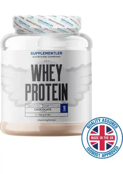 Supplementler Whey Protein 500 gr Çikolata Aroması Sağlık ve Performans Destekçisi