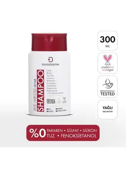 Swissoderm Şampuan Yağlı Saçlar İçin Doğal ve Vegan Çözüm Sunan Saç Bakım Ürünü
