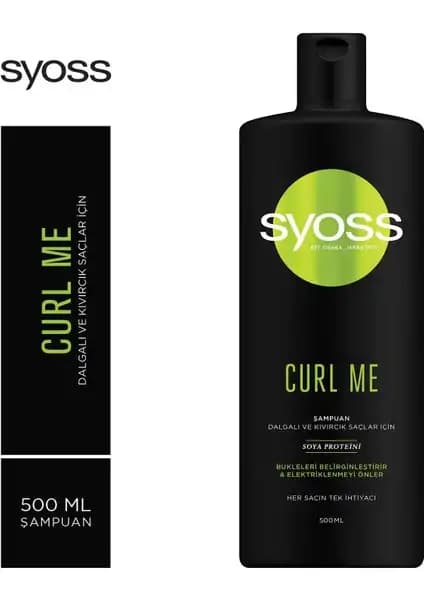 Syoss Curl Me Şampuan: Kıvırcık ve Dalgalı Saçlar İçin Doğal Görünüm Sağlayan Bakım Ürünü