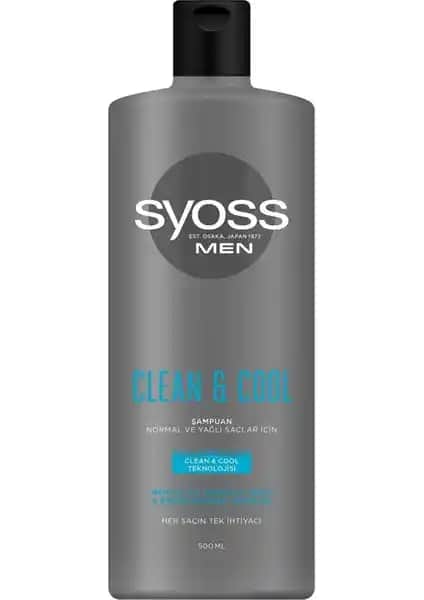Syoss Men Clean&Cool Erkekler İçin Ferahlatıcı ve Güçlendirici Saç Bakım Şampuanı Özellikleri
