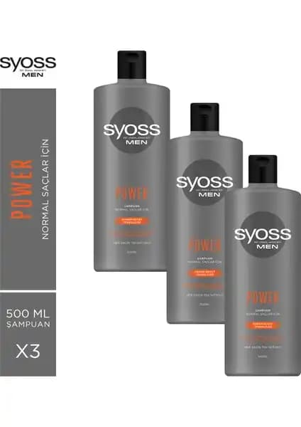 Syoss Men Power Şampuanı Erkekler İçin Güç ve Sağlıklı Görünüm Sağlayan Ürün