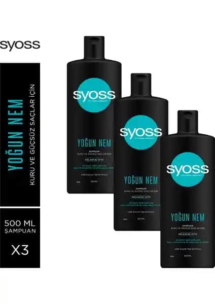 Syoss Yoğun Nem Şampuanı: Kuru Saçlar İçin Güçlü ve Doğal Nemlendirme Çözümü