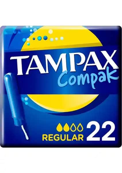 Tampax Compak Normal Tampon Günlük Konfor ve Güvenlik Sunan Pratik Hijyen Ürünü