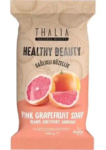 Thalia Healthy&Beauty Pembe Greyfurt Özlü Doğal Katı Sabun Cilt Aydınlatıcı ve Tazeleme Özellikleri