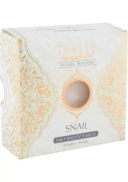 Thalia Salyangoz Özlü Doğal Katı Sabun 125g – Cilt Yenileme ve Yaşlanma Karşıtı Bakım