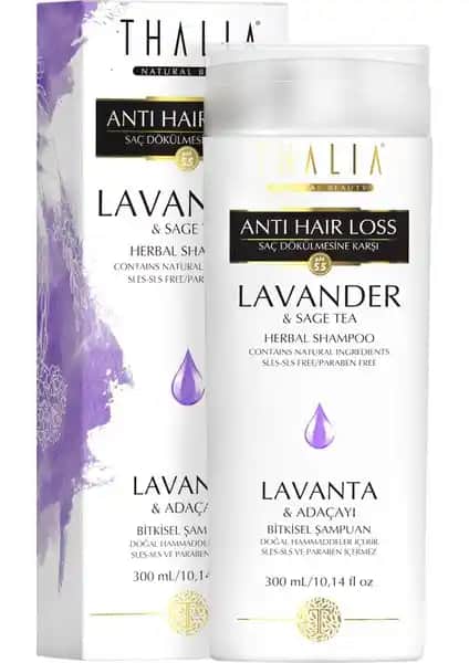 Thalia Yağ Dengeleyici Lavanta ve Adaçayı Özlü Saç Bakım Şampuanı Doğal Formülüyle Saç Dökülmesine Karşı Etkili