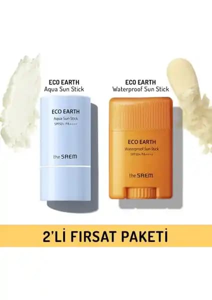 The Saem 2'li Sun Stick Fırsat Paketi: Yüksek Koruma ve Pratik Kullanım Özelliği