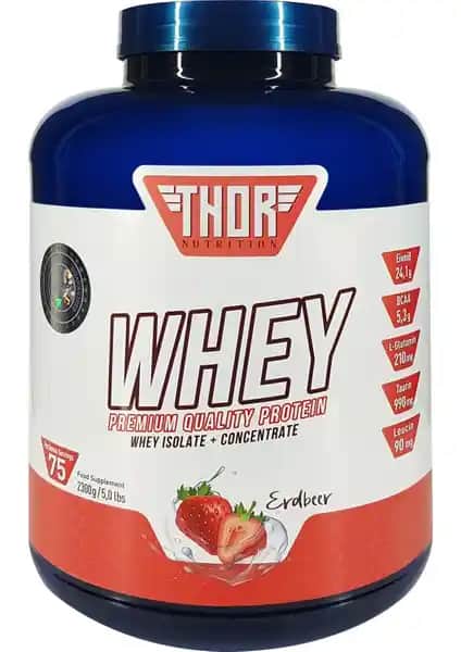 Thor Nutrition Whey Protein 2,3kg: Yüksek Kaliteli Kas Gelişimi İçin Güçlü Destek