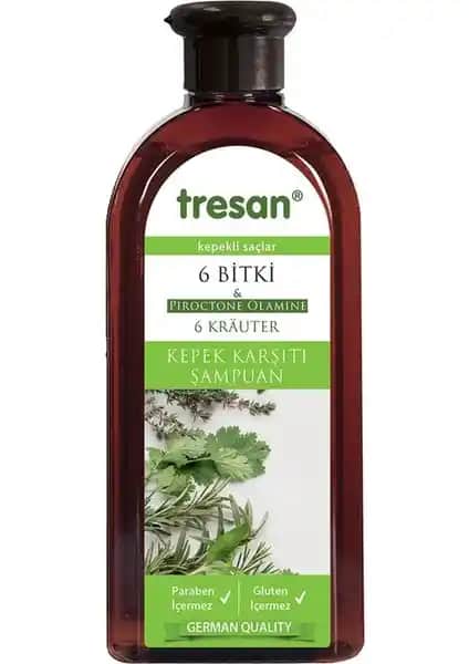 Tresan 6 Bitki Şampuanı Kepekle Mücadelede Doğal ve Etkili Çözüm Sunar