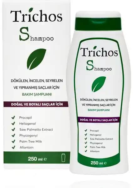 Trichos Shampoo 250 Ml Saç Güçlendirme ve Dökülme Karşıtı Doğal Bakım Şampuanı