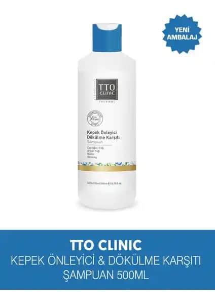 TTO KP Clinic Şampuan Kepek ve Saç Sağlığı için Etkili Doğal Bakım Ürünü