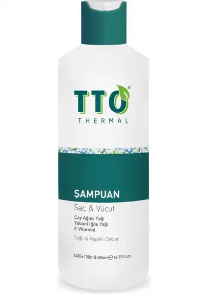 TTO Saç ve Vücut Şampuanı Beyaz 500 ml Doğal ve Etkili Temizlik Çözümü