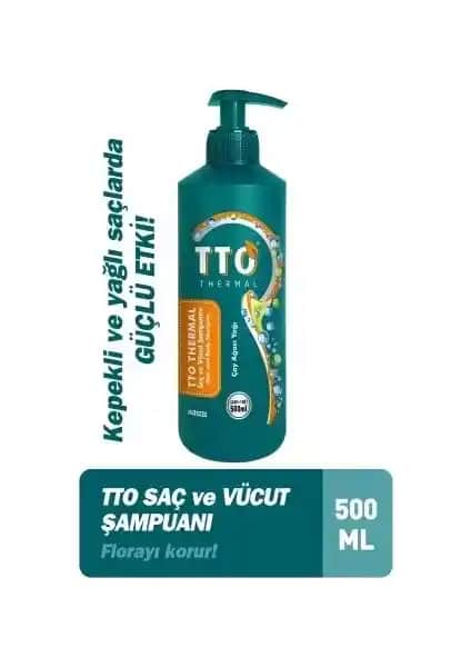 TTO Thermal Saç ve Vücut Şampuanı Doğal İçeriklerle Güçlendiren Bakım Çözümü